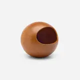 Sigvard Nilsson, Orb bowl, c. 1960, teak