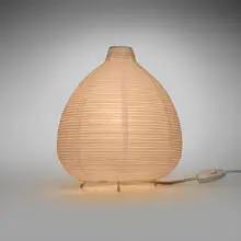 Ikea, Vate table lamp, c. 2010, rice paper, enameled steel