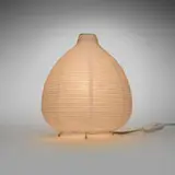 Ikea, Vate table lamp, c. 2010, rice paper, enameled steel