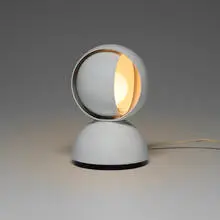 Vico Magistretti, Eclisse table lamp, 1965, enameled aluminum, plastic