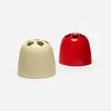 Emma Gismondi Schweinberger, Dedalo umbrella stands, set of two, 1966, molded plastic, lacquered fiberglass