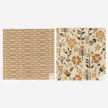 Alexander Girard, Fabric, set of two, 1964, 1969, screenprint in colors on fabric