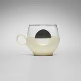 Pyrex, Roly Poly cup, c. 1965, screenprint on Pyrex, plastic