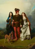 Rsa John Faed, The cruel sister, oil on canvas