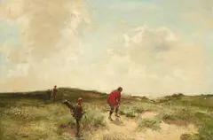 Michael Brown, Leven Links, oil on canvas