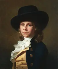 Martin Drolling, A portrait of an elegant young gentleman, oil on canvas