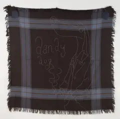 Dandy Dog by Cosima von Bonin, 2006, Wolltuch, bestickt, mit Klemmen, sold Dec 2016