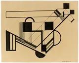 Peter Röhl, Ohne Titel, 1922, Tuschpinsel und -feder auf Papier