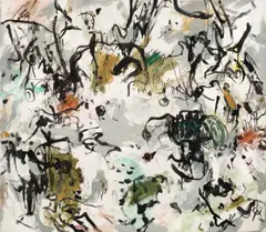 N°75/Ag3 by Rolf Cavael, 1975, Öl auf Leinwand, sold Jun 2015