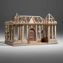 H. C. Westermann, Bird cage, wood, steel wire