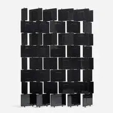 Eileen Gray, 400 Brick screen from the Mvsevm Collection, lacquered wood, bronze