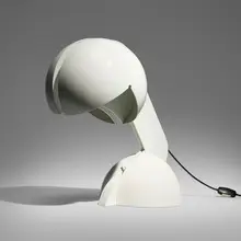 Gae Aulenti, La Ruspa lamp, 1968, enameled metal