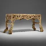 Joel Chen, Root wood console table, bleached root wood
