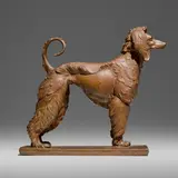 Bruce Saville, Afghan Hound, 1935, bronze