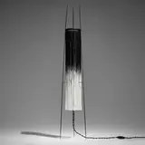 Ann Demeulemeester, Kiki lamp, enameled steel, viscose thread