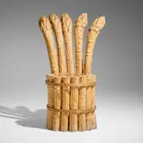 Livio de Marchi, Asparagus chair, c. 2000, carved pine