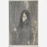 Femme Couronnée d'Epines by Henri-Jean Guillaume Martin, sold Nov 2016