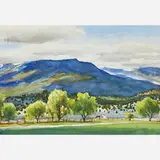Harry Leith-Ross, Last Snow in the Hills (Utah Landscape)