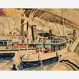 John R. Grabach, Untitled (New York Waterfront)