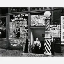 Blossom Restaurant by Berenice Abbott, sold Nov 2016