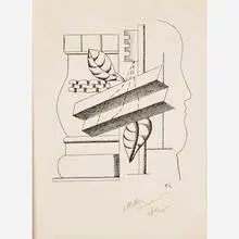 Dessin by Fernand Léger, France, sold Nov 2016