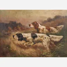 William Bruce, Untitled (Dogs)