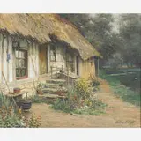 Louis Aston Knight, Untitled (Cottage Landscape)