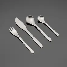 Sori Yanagi, Flatware service, 1974, stainless steel