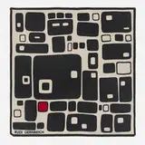 Rudi Gernreich, Scarf, c. 1965, screenprint in colors on silk