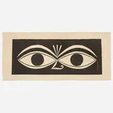 Alexander Girard, Rare Enrichment Panel, 1972, screenprint in colors on linen