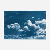 Brian Buckley, Bosphorus Sky, 2017, cyanotype on Fabriano