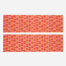 Alexander Girard, Rectangles wallpaper rolls, set of two, c. 1952, screenprint in colors