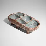 Juliette Derel, Footed vessel, c. 1965, glazed stoneware