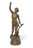 Edouard Drouot, Pax Labor, patinated bronze