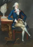 A portrait of a gentleman thought to be of Winthrop Chandler by American School, oil on canvas, sold Nov 2018