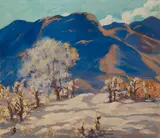 Mary DeNeale Morgan, Near Palm Canyon, oil on canvas
