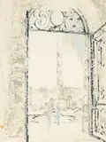 LeRoy Neiman, A view of the Colonne Vendôme, Paris