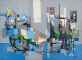 Marcel Mouly, Atelier Ensoleille (Sunlit Studio), 1984, oil on canvas