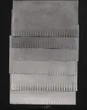 Ohne Titel by Heinz Mack, 1988, Graphit auf 6 Bögen Papier, vom Künstler auf schwarzen Karton montiert, sold May 2014
