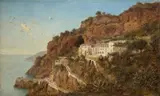 Albert Zimmermann, Das Kapuzinerkloster in Amalfi. (Nach) 1857