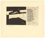 Mappenwerk, 21 etchings and poems, 1960, Original-Leinenkassette mit 21 Grafiken in verschiedenen Techniken, jeweils auf Rives-Velin