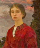 Hans Unger, Fräulein Heinze im roten Kleid