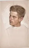Osmar Schindler, Kopf eines jungen Mannes (Studie)