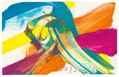 o.T. I-IV by Karl Otto Götz, 2013, Folge von 4 Gouachen, jeweils auf Papier, sold Dec 2020