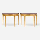 William 'Billy' Haines, Demilune console tables, pair