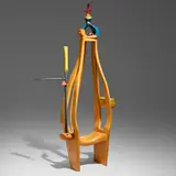 Jan De Swart, Chair, c. 1970, painted wood, jelutong