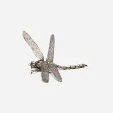 Oleg Konstantinov, Articulated dragonfly figure, sterling silver