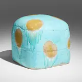 Hun Chung Lee, Untitled (rounded-edge stool), c. 2020, glazed stoneware