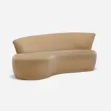 Sofa by Vladimir Kagan, velvet upholstery, sold Mar 2026