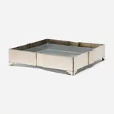 Modern, Tray, silvered bronze, steel liner